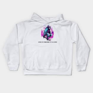 Cyberpunk gorilla Kids Hoodie